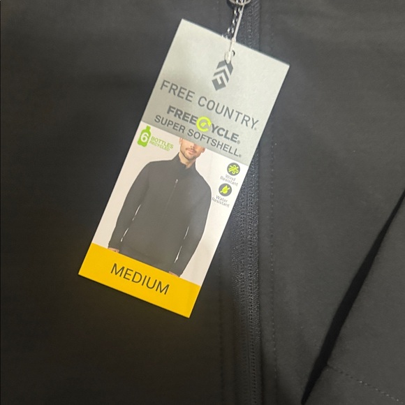 Free Country Men's Black Performance Jacket - Picture 4 of 4